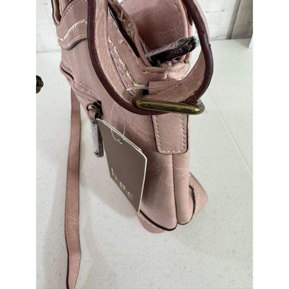 NWT!! B.O.C. Pink Shoulder/Crossbody Faux Leather Handbag Purse Western Cowgirl - Picture 8 of 14